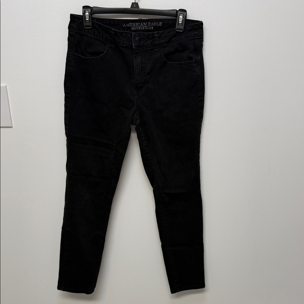 American Eagle Outfitters Women's Black hi rise Jegging Jeans size 12